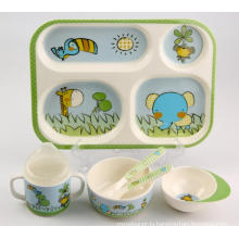 (BC-MK1001) Fashinable Design Melamine Kids Cute Dinner Set